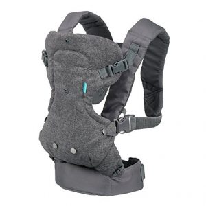 Infantino Flip Advanced 4-in-1 Convertible Carrier, Light Grey I